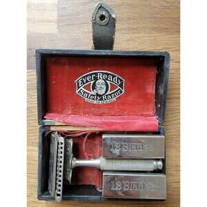 Ever Ready Safety Razor Set With Box Vintage American Safety Co New York